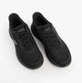 Skechers 216375/BBK GO WALK NOW - PAYTON Mens Trainers Black top view displaying lace-up closure and mesh upper.