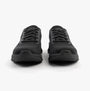Skechers 216375/BBK GO WALK NOW - PAYTON Mens Trainers Black front view showing lace-up design and mesh upper.