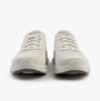 Skechers 216375/WGY GO WALK NOW - PAYTON Mens Trainers White/Grey front view showing sneaker design and laces.