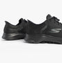 Skechers 216550/BBK GO WALK 7 - VALIN Mens Trainers Black back view showing lace-up design and mesh upper.