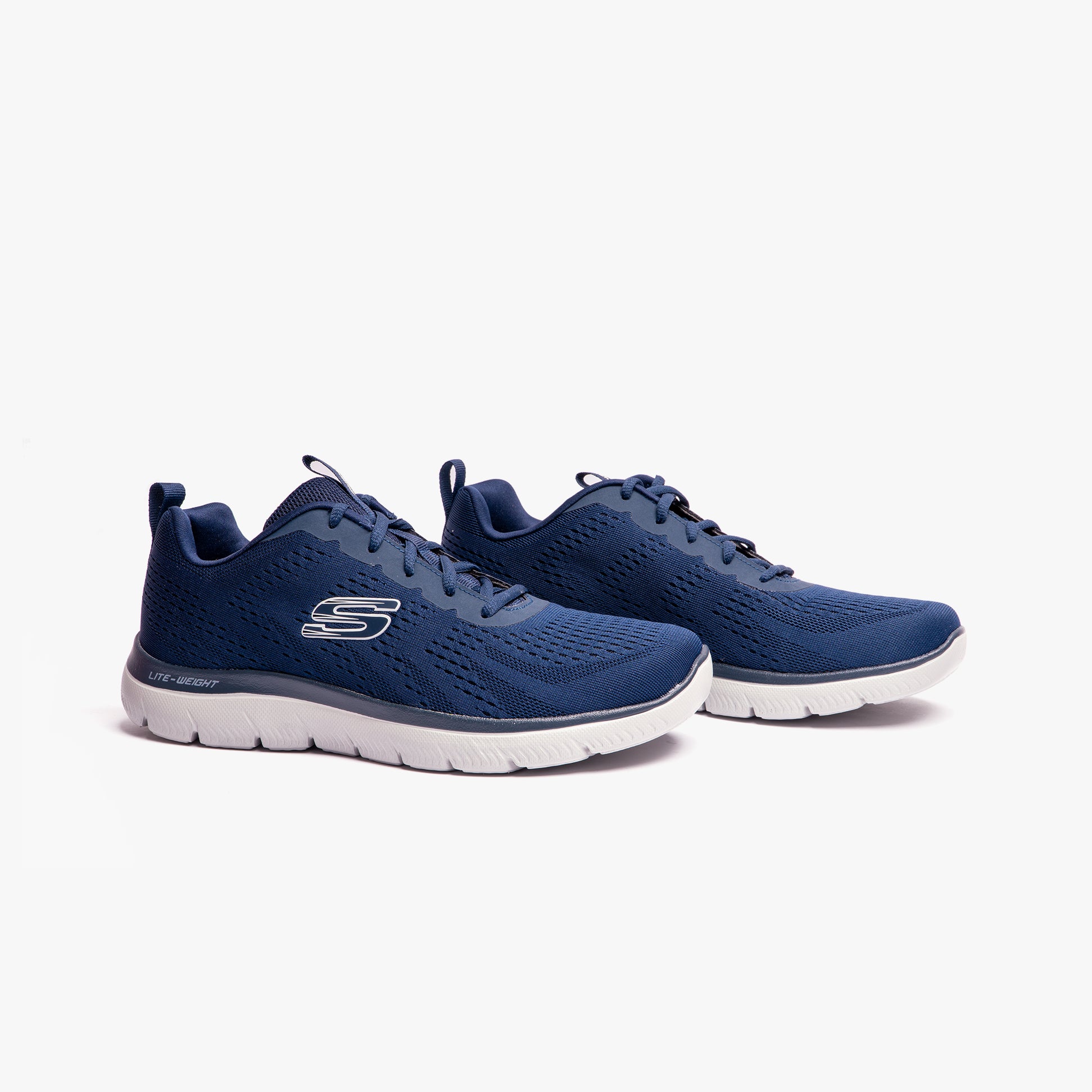 Skechers 232395/NVGY SUMMITS - TORRE Mens Shoes Navy/Gray