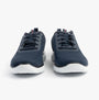 Skechers 232395/NVRD SUMMITS - TORRE Mens Trainers Navy/Red front view with lace-up closure and mesh upper.