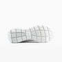 Skechers 232457/WHT SUMMITS - HIGH RANGE Mens Trainers White sole view with textured rubber pattern.