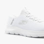 Skechers 232457/WHT SUMMITS - HIGH RANGE Mens Trainers White side view showing mesh upper and lace-up design.