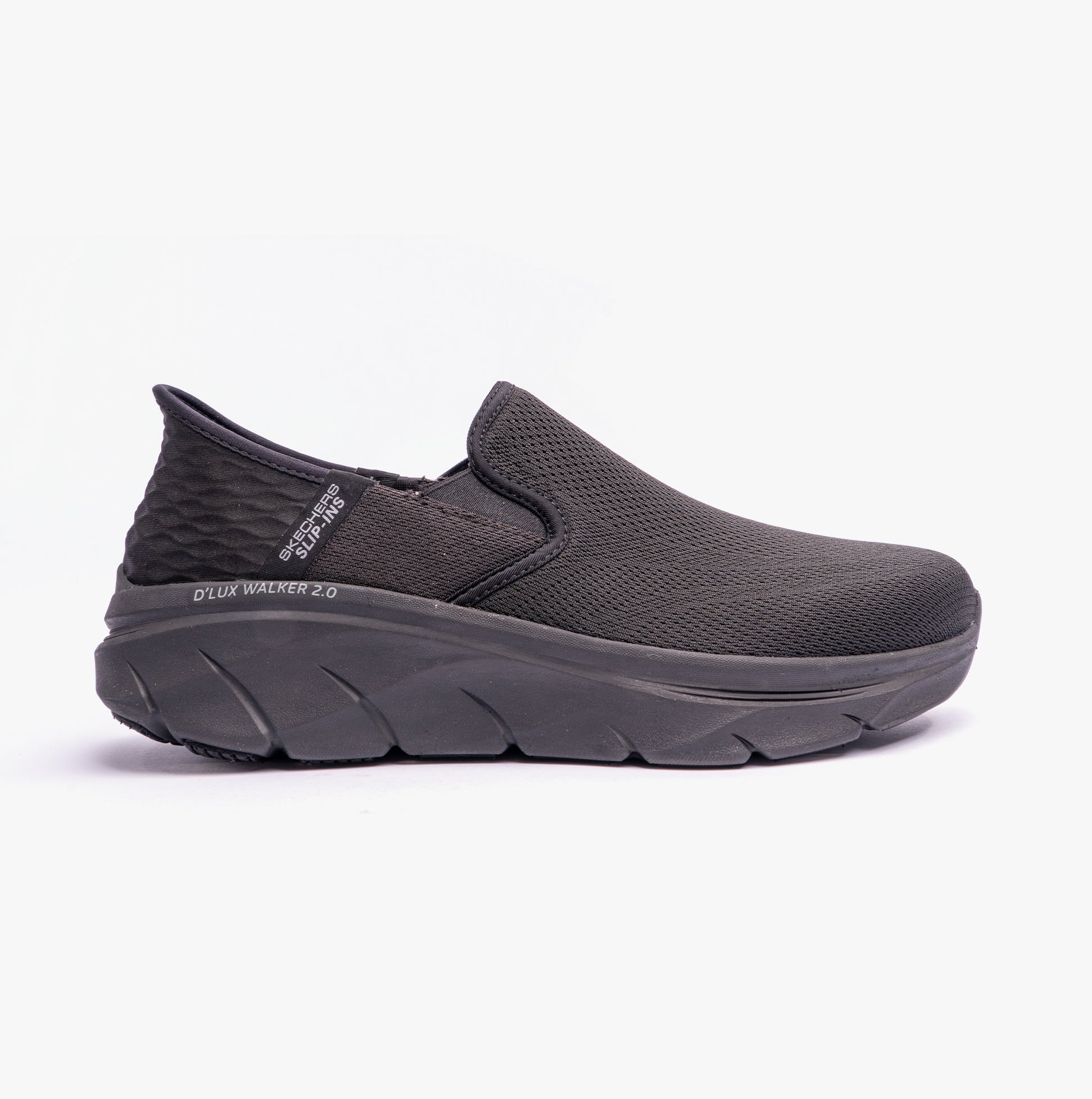 Skechers 232463/BBK D'LUX WALKER 2.0 - REELER Mens Trainers Black