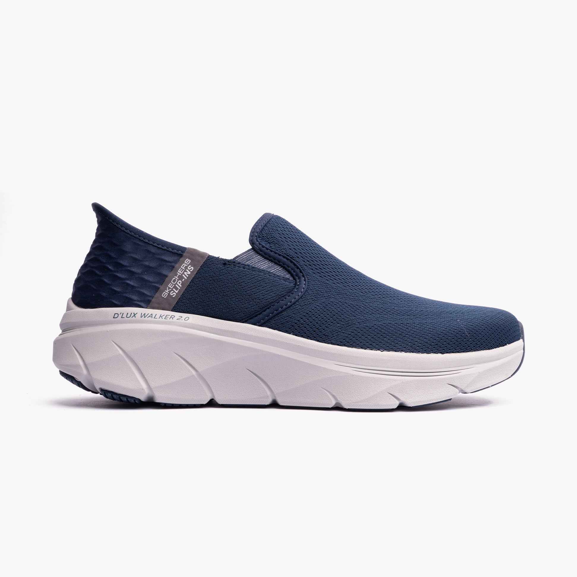 Skechers D'LUX WALKER 2.0 REELER Mens Trainers Navy
