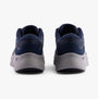 Skechers 232702/NVOR ARCH FIT 2.0 - THE KEEP Mens Trainers Navy/Orange back view showing the low-top design in navy and orange.