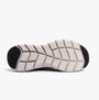 Skechers 232821/CCBK FLEX ADVANTAGE 5.0 Mens Trainers Charcoal/Black sole view showcasing rubber traction and cushioning.