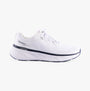 Skechers 232836/WNV EDGERIDE - EXXO Mens Trainers White/Navy side view showing lightweight design and cushioning.