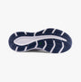 Skechers 232836/WNV EDGERIDE - EXXO Mens Trainers White/Navy sole view, showcasing rubber outsole design and traction.