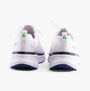 Skechers 232836/WNV EDGERIDE - EXXO Mens Trainers White/Navy back view showcasing lace-up design and breathable mesh.