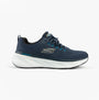 Skechers 232843/NVBL EDGERIDE - CONTENTION Mens Trainers Navy side view showcasing mesh upper and lace-up closure.