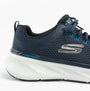 Skechers 232843/NVBL EDGERIDE - CONTENTION Mens Trainers Navy side view showcasing mesh upper and rubber sole.