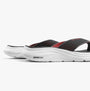 Skechers 232894/BKRD VAPOR FOAM SANDAL - SAYTO Mens Sandals Black/Red side view showcasing the slip-on design and VaporFoam sole.
