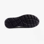 Skechers 232926/BBK EQUALIZER 5.0 - DRAYZE Mens Trainers Black shoe sole view showing rubber bottom design.