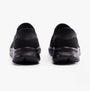 Skechers 232926/BBK EQUALIZER 5.0 - DRAYZE Mens Trainers Black rear view showing the slip-on design and low top silhouette.