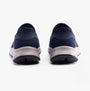 Skechers 232926/NVY EQUALIZER 5.0 - DRAYZE Mens Trainers Navy back view showcasing the slip-on design and breathable material.