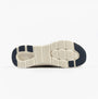 Skechers 232930/NVY GLIDE-STEP PRO Mens Trainers Navy/Grey bottom view showcasing the rubber sole and traction details.