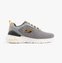 Skechers 232971/CCYL SKECH-AIR DYNAMIGHT 2.0 - DUR Mens Trainers Charcoal/Yellow side view.