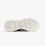 Skechers 232971/CCYL SKECH-AIR DYNAMIGHT 2.0 - DUR Mens Trainers Charcoal/Yellow sole view with textured rubber design.