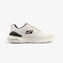 Skechers 232971/NTBK SKECH-AIR DYNAMIGHT 2.0 - DUR Mens Trainers Natural/Black side view.