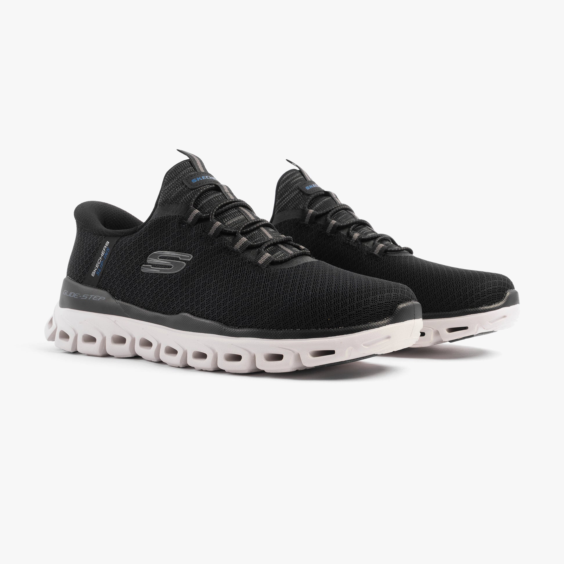 Skechers 233010/BLK GLIDE-STEP - NOXUS Mens Trainers Black