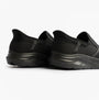 Skechers 233103/BBK EQUALIZER 6.0 - STOAVER Mens Trainers Black back view highlighting slip-on design.