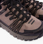 Skechers 237701/TNBK SUMMITS AT - CANOBIE Mens Waterproof Trainers Tan/Black top view showcasing the design and materials.