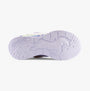 Skechers 302298-L/N-UNICORN CHASER Girls Trainers Lavender/Multi bottom view with unicorn design on rubber sole.