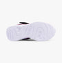 Skechers 302689L/BKMT HEART LIGHTS - RETRO HEARTS Girls Trainers Black/Multi bottom view with heart detail on sole.