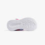 Skechers 303024L/HPAQ S-LIGHTS: SOLA GLOW Girls Sandals Hot Pink/Aqua bottom view showcasing rubber sole design.
