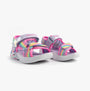 Skechers 303107N/LVMT UNICORN DREAMS SANDAL - DREAMY Girls Sandals Lavender Multi side view showcasing vibrant colors and design.