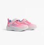Skechers 303575N/LTPL MICROSPEC ADVANCE Girls Trainers Light Pink side view showcasing comfort and lightweight design.