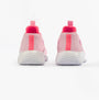 Skechers 303585N/LTPK BOUNDER - SIMPLE CUTE Girls Trainers Light Pink back view showing bungee stretch laces and shoe design.