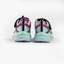 Skechers 303712L/BKMT COSMIC GLOW Girls Trainers Black Multi rear view showcasing vibrant design and details.