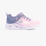 Skechers 303714L/GYLP SOLA GLOW - OMBRE DE Girls Trainers Gray/Light Pink side view
