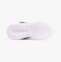 Skechers 303714L/GYLP SOLA GLOW - OMBRE DE Girls Trainers Gray/Light Pink bottom view, showcasing the rubber sole design.