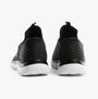 Skechers 303919L/BLK SUMMITS Girls Trainers Black rear view showcasing stylish low-top design and comfortable fit.