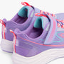 Back view of Skechers 303920L/LVMT GO-RUN-ACCELERATE Girls Trainers Lavender/Multi showcasing detailed upper design.