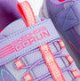 Skechers 303920L/LVMT GO-RUN-ACCELERATE Girls Trainers Lavender/Multi close-up detail view.