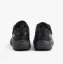 Skechers 303932L/BBK GO RUN ELEVATE - SPORTY SPECT Girls Trainers Black rear view with logo detail.