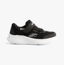 Skechers 303934L/BLK SKECH-LITE PRO Girls Trainers Black side view showcasing the casual synthetic upper and lace-up closure.