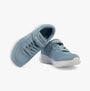 Skechers 303934L/LTBL SKECH-LITE PRO Girls Trainers Light Blue front view with lace-up closure and relaxed fit.