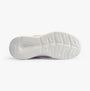 Skechers 303934L/LTPK SKECH-LITE PRO Girls Trainers Light Pink bottom view showing rubber sole design.