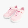 Skechers 303934L/LTPK SKECH-LITE PRO Girls Trainers Light Pink front view showing comfortable design and lace-up feature.