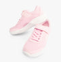 Skechers 303934L/LTPK SKECH-LITE PRO Girls Trainers Light Pink side view detail with lace-up closure and comfortable fit.