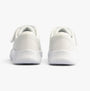 Skechers 303934L/WHT SKECH-LITE PRO Girls Trainers White back view showing synthetic upper and lace-up closure.