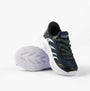Skechers 403848L/NVBK METEOR-LIGHTS-BRISK-BEAMS Boys Trainers Navy/Black side view with laces and sole visible.