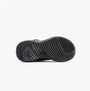 Skechers 403908L/BBK BOUNDER - TREKZIC Boys Trainers Black bottom view showcasing rubber sole design.