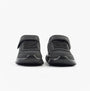 Skechers 403908L/BBK BOUNDER - TREKZIC Boys Trainers Black front view showcasing lace-up design and comfortable fit.